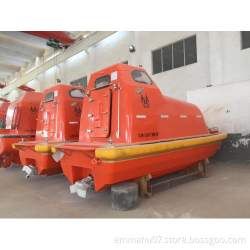 65KN gravity luffing arm davit with 42KN electric winch for life boat